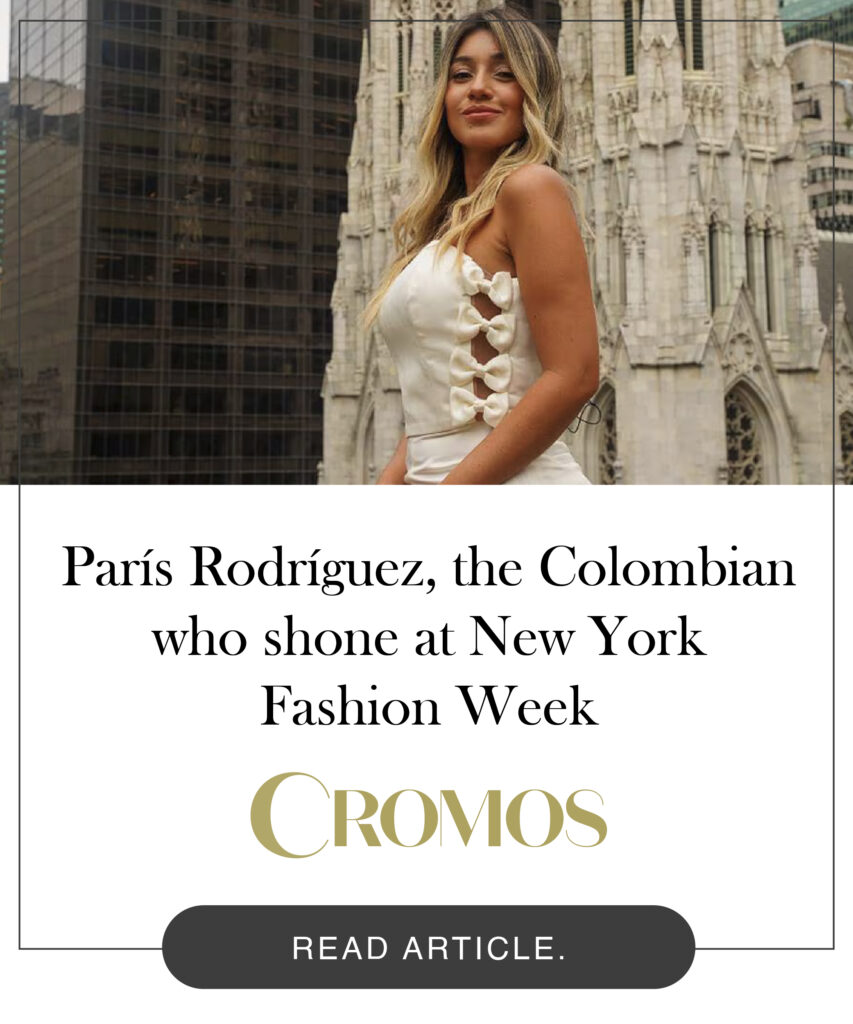 Cromos: "París Rodríguez, the Colombian who shone at New York Fashion Week"