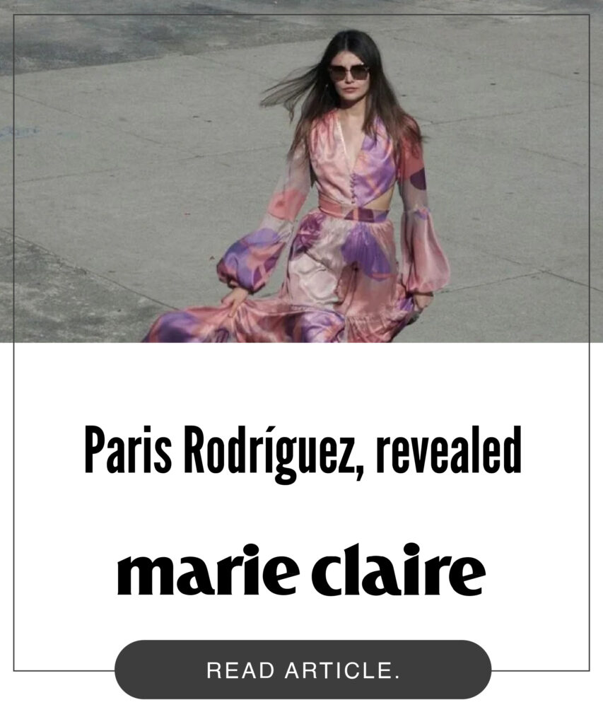 Marie Claire: "Paris Rodríguez, revealed"